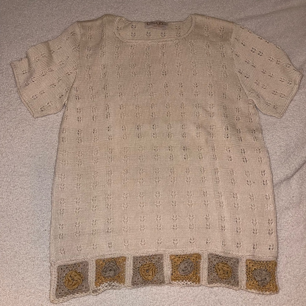 Cottage Core Knitted Top